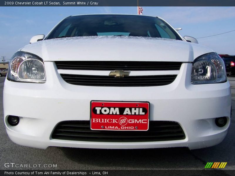 Summit White / Gray 2009 Chevrolet Cobalt LT Sedan