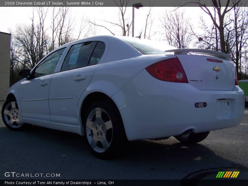 Summit White / Gray 2009 Chevrolet Cobalt LT Sedan