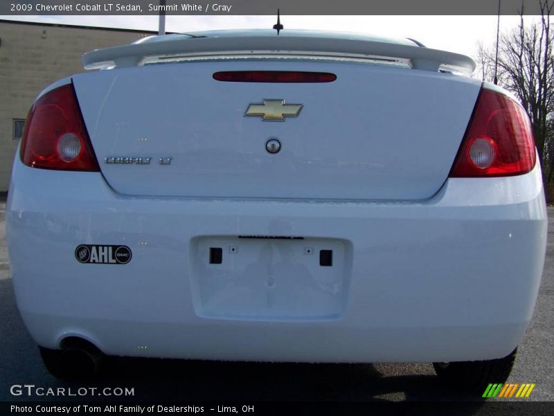 Summit White / Gray 2009 Chevrolet Cobalt LT Sedan