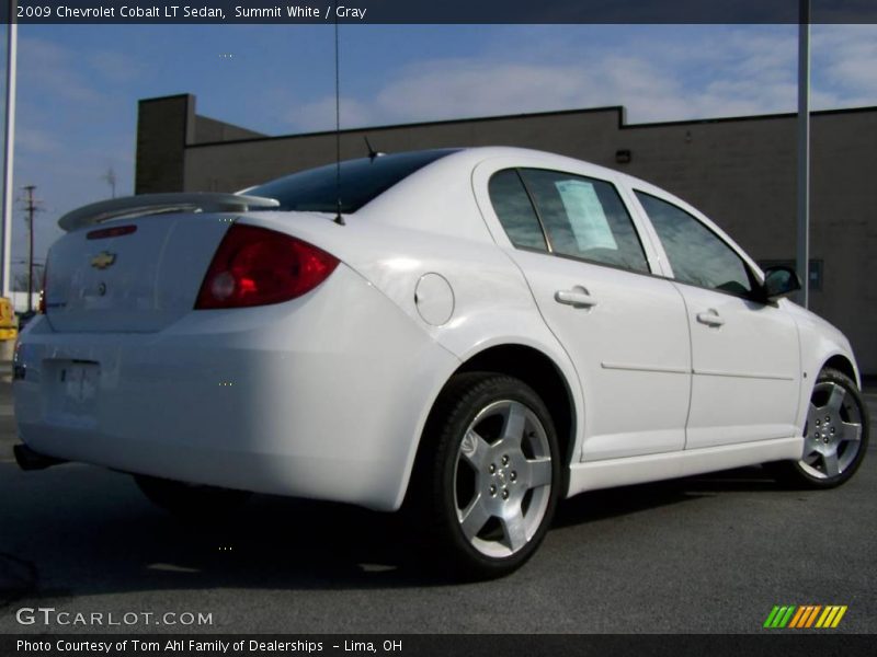 Summit White / Gray 2009 Chevrolet Cobalt LT Sedan