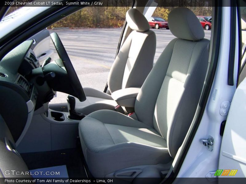 Summit White / Gray 2009 Chevrolet Cobalt LT Sedan