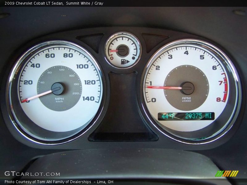 Summit White / Gray 2009 Chevrolet Cobalt LT Sedan