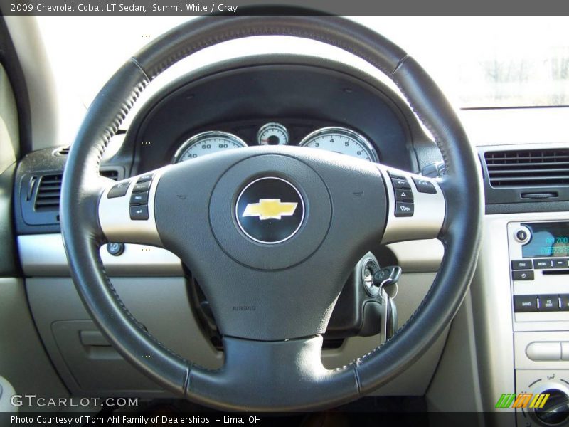 Summit White / Gray 2009 Chevrolet Cobalt LT Sedan
