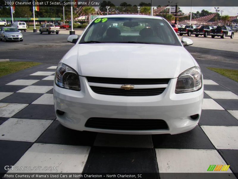 Summit White / Gray 2009 Chevrolet Cobalt LT Sedan
