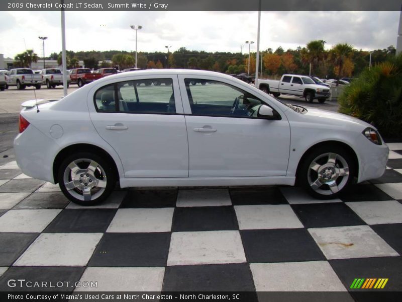 Summit White / Gray 2009 Chevrolet Cobalt LT Sedan