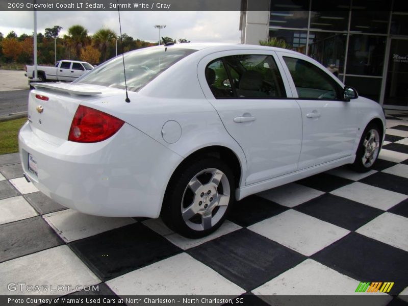 Summit White / Gray 2009 Chevrolet Cobalt LT Sedan