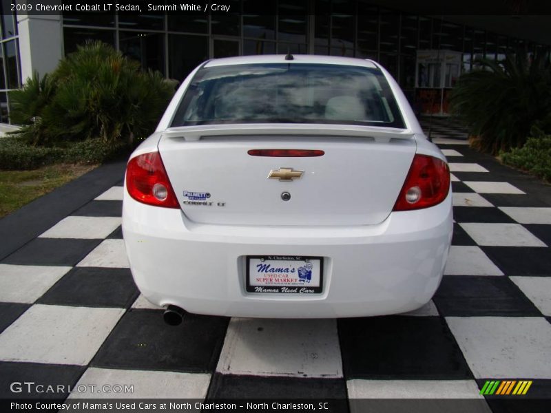Summit White / Gray 2009 Chevrolet Cobalt LT Sedan