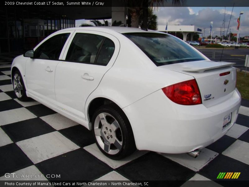 Summit White / Gray 2009 Chevrolet Cobalt LT Sedan