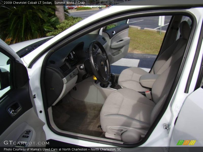 Summit White / Gray 2009 Chevrolet Cobalt LT Sedan