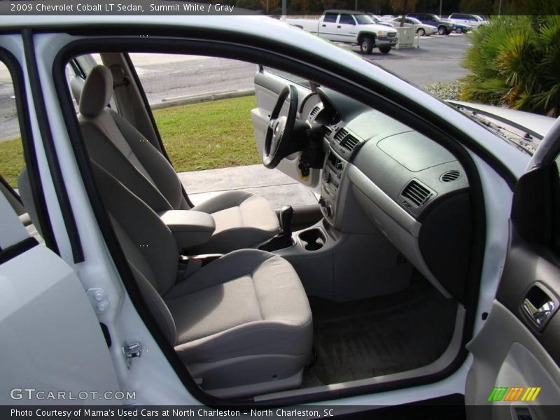 Summit White / Gray 2009 Chevrolet Cobalt LT Sedan