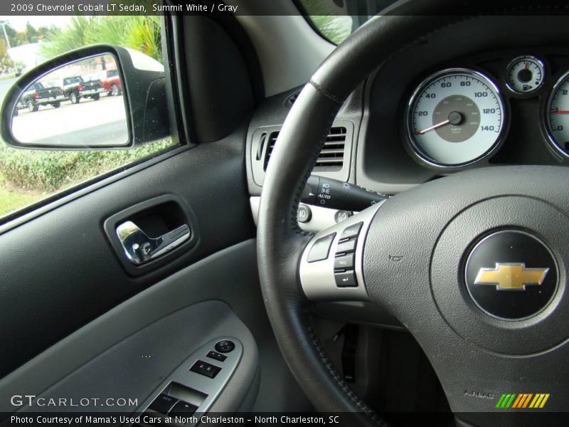 Summit White / Gray 2009 Chevrolet Cobalt LT Sedan
