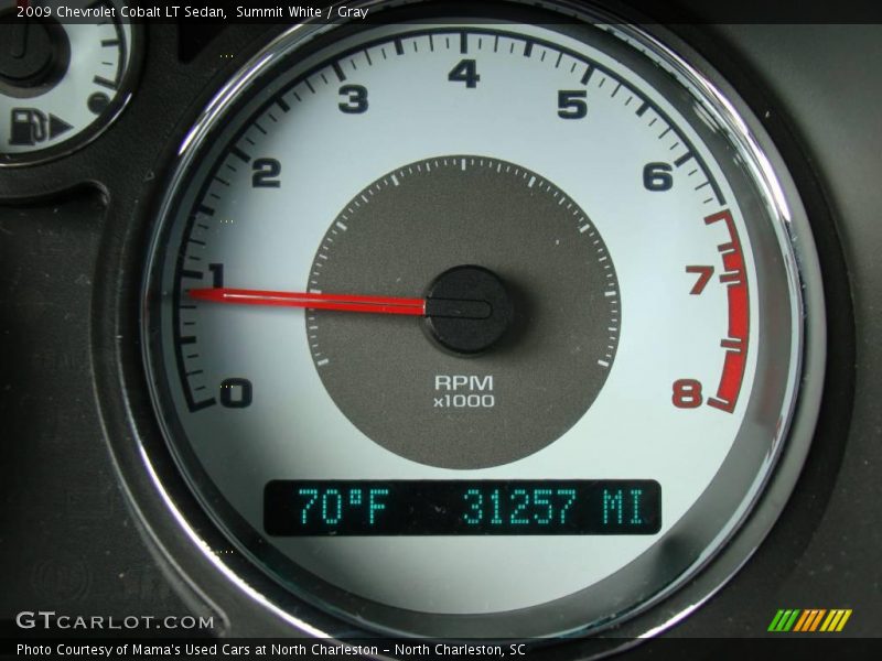 Summit White / Gray 2009 Chevrolet Cobalt LT Sedan