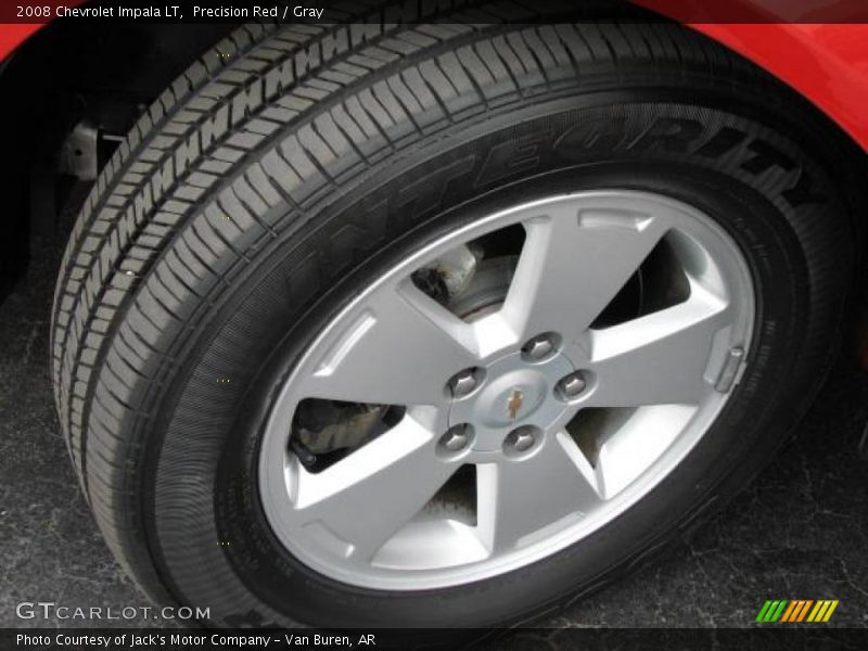 Precision Red / Gray 2008 Chevrolet Impala LT