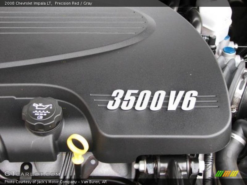 Precision Red / Gray 2008 Chevrolet Impala LT