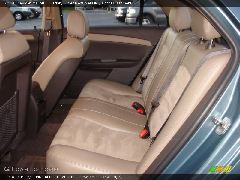 Silver Moss Metallic / Cocoa/Cashmere 2009 Chevrolet Malibu LT Sedan
