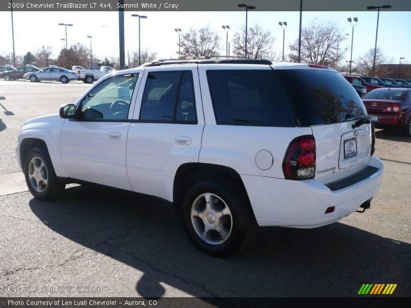 Summit White / Gray 2009 Chevrolet TrailBlazer LT 4x4