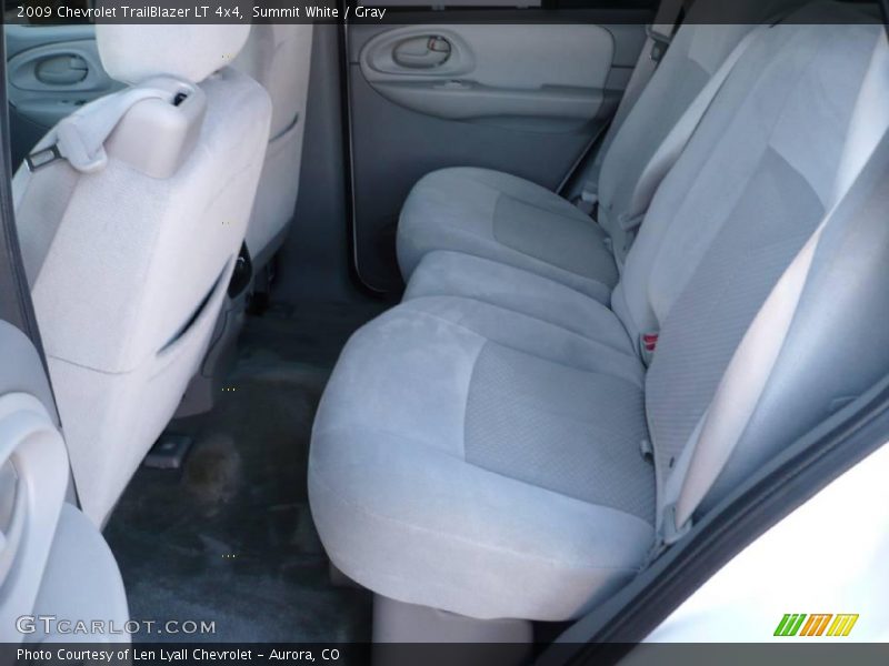 Summit White / Gray 2009 Chevrolet TrailBlazer LT 4x4