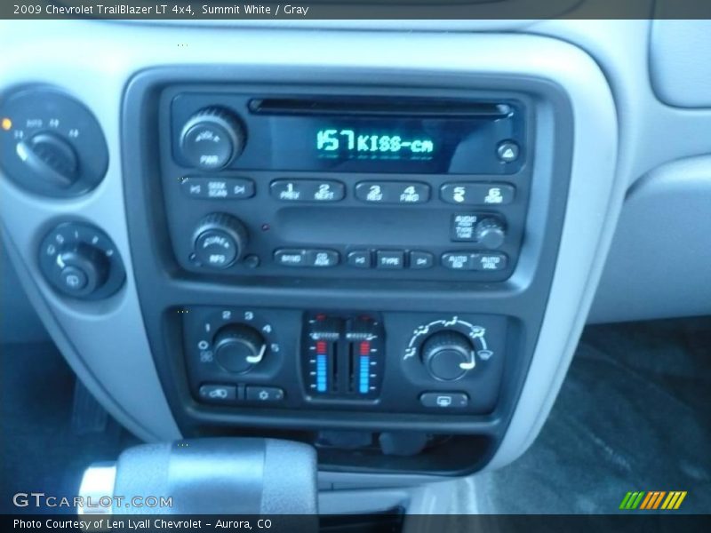 Summit White / Gray 2009 Chevrolet TrailBlazer LT 4x4