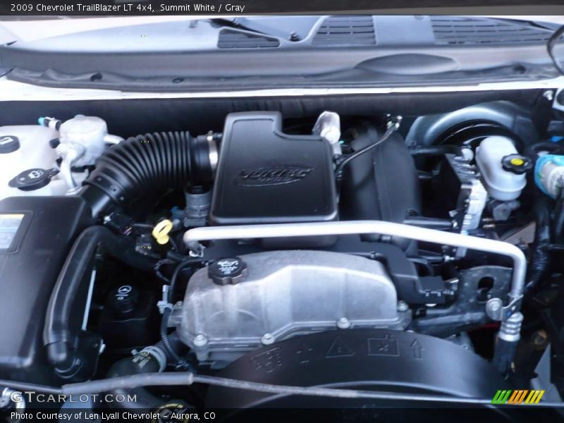 Summit White / Gray 2009 Chevrolet TrailBlazer LT 4x4