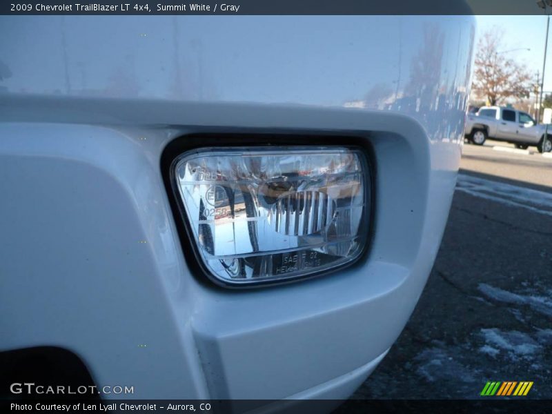 Summit White / Gray 2009 Chevrolet TrailBlazer LT 4x4