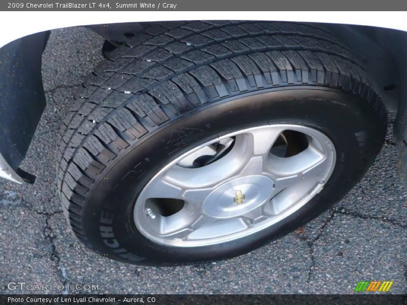 Summit White / Gray 2009 Chevrolet TrailBlazer LT 4x4