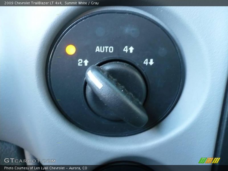 Summit White / Gray 2009 Chevrolet TrailBlazer LT 4x4