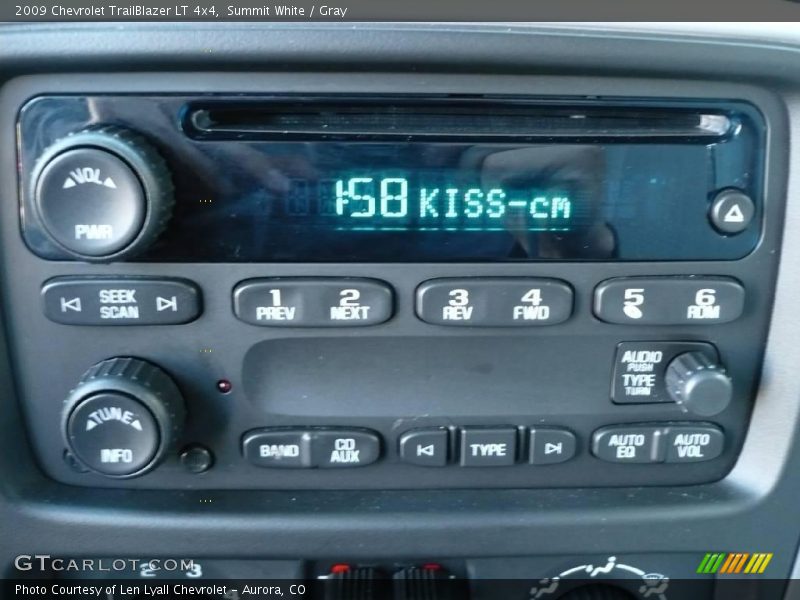 Summit White / Gray 2009 Chevrolet TrailBlazer LT 4x4