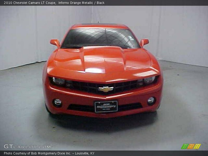 Inferno Orange Metallic / Black 2010 Chevrolet Camaro LT Coupe
