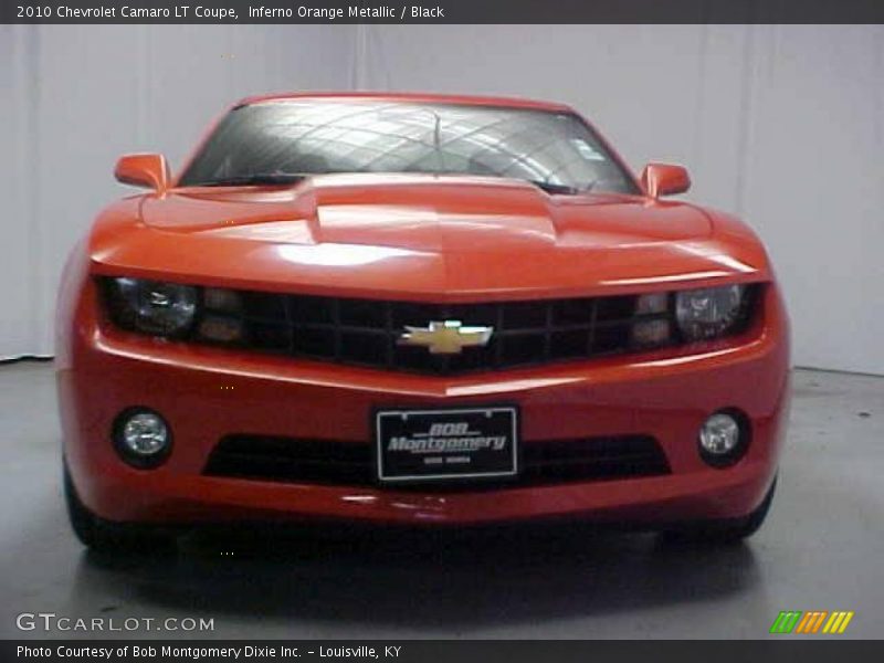 Inferno Orange Metallic / Black 2010 Chevrolet Camaro LT Coupe