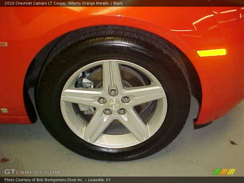 Inferno Orange Metallic / Black 2010 Chevrolet Camaro LT Coupe
