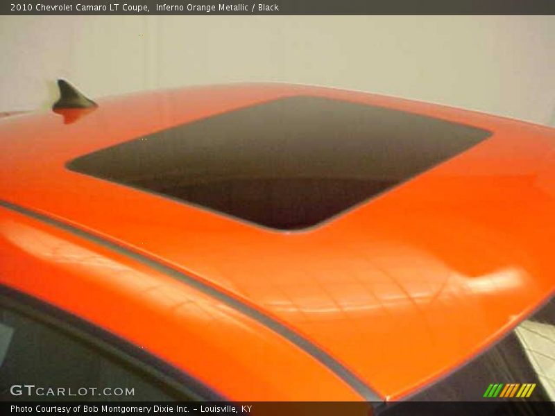 Inferno Orange Metallic / Black 2010 Chevrolet Camaro LT Coupe