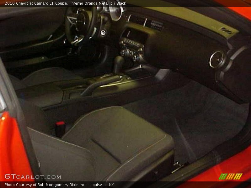 Inferno Orange Metallic / Black 2010 Chevrolet Camaro LT Coupe