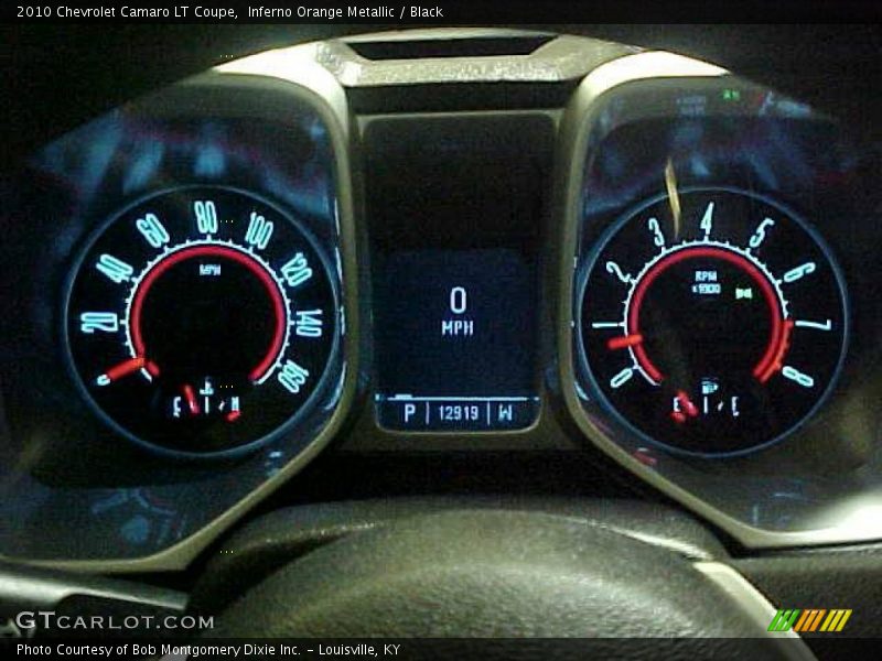 Inferno Orange Metallic / Black 2010 Chevrolet Camaro LT Coupe
