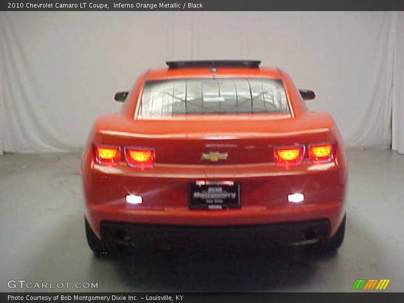Inferno Orange Metallic / Black 2010 Chevrolet Camaro LT Coupe