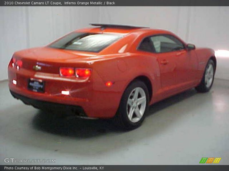 Inferno Orange Metallic / Black 2010 Chevrolet Camaro LT Coupe