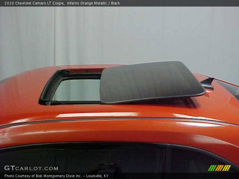 Inferno Orange Metallic / Black 2010 Chevrolet Camaro LT Coupe