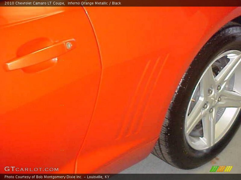 Inferno Orange Metallic / Black 2010 Chevrolet Camaro LT Coupe