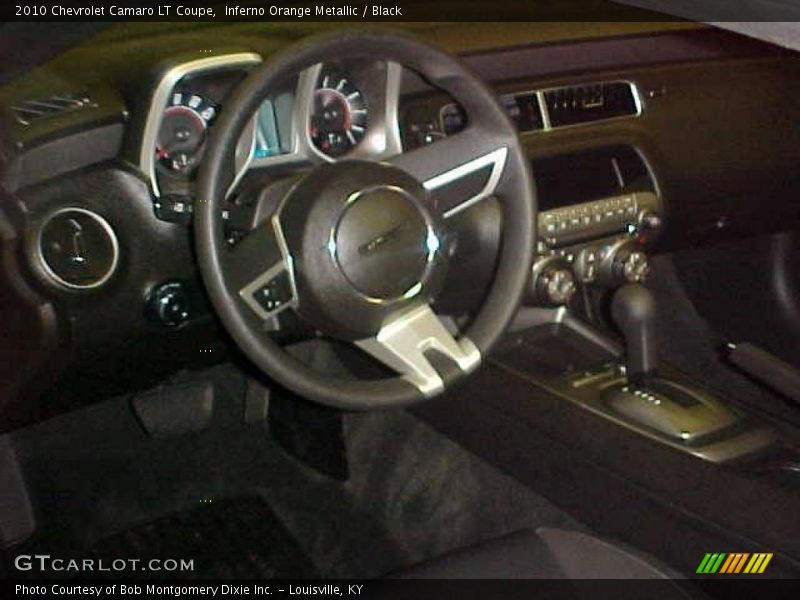 Inferno Orange Metallic / Black 2010 Chevrolet Camaro LT Coupe