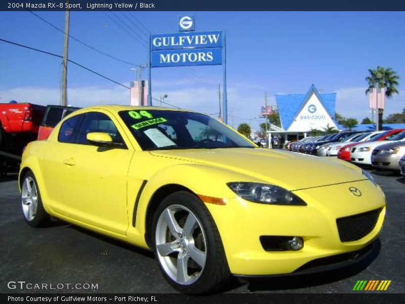 Lightning Yellow / Black 2004 Mazda RX-8 Sport
