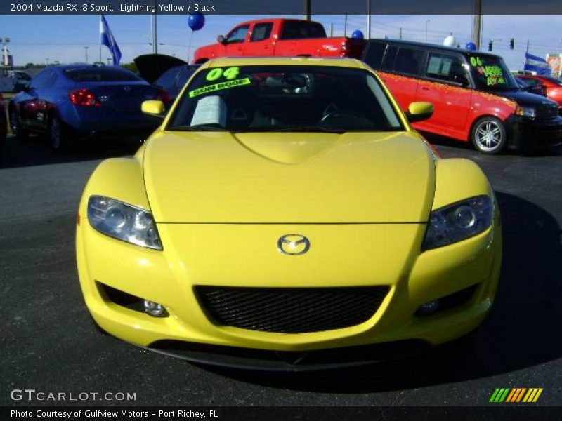 Lightning Yellow / Black 2004 Mazda RX-8 Sport