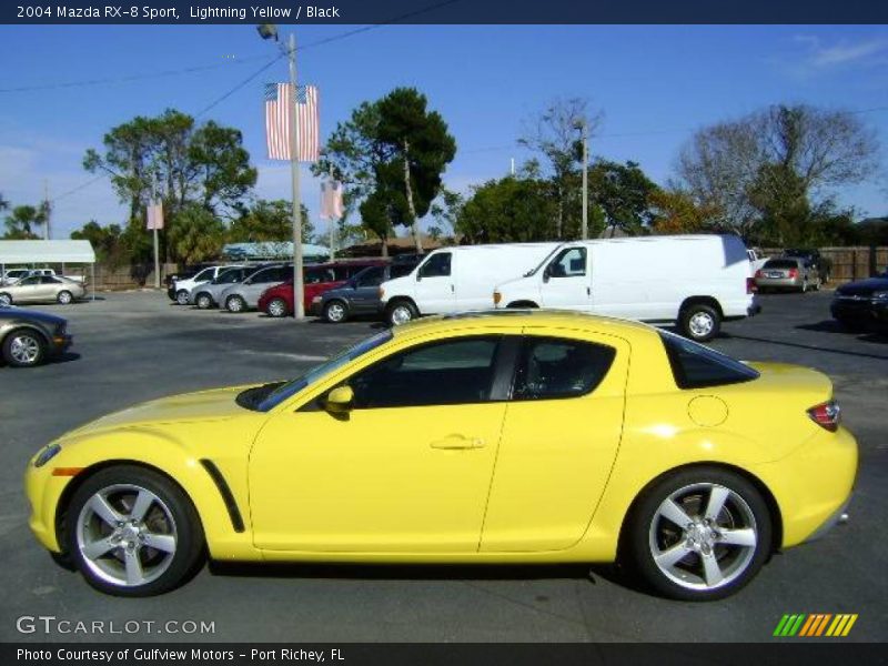 Lightning Yellow / Black 2004 Mazda RX-8 Sport