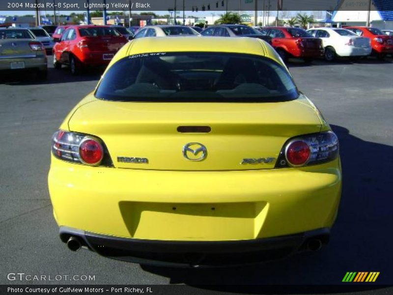 Lightning Yellow / Black 2004 Mazda RX-8 Sport