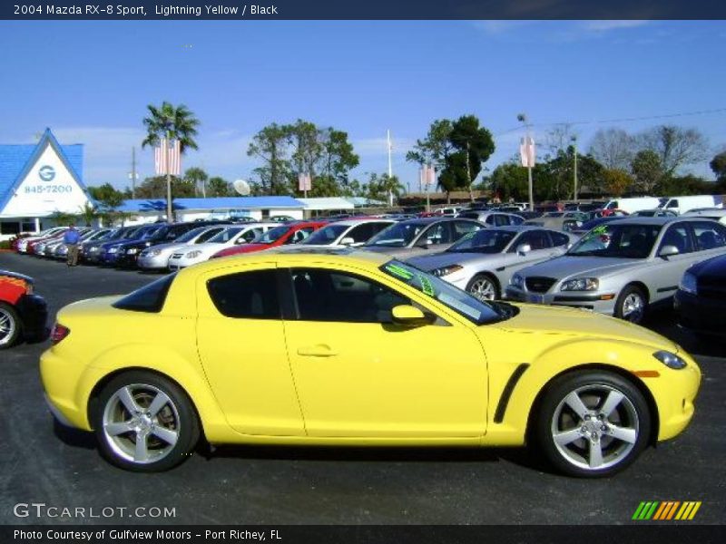 Lightning Yellow / Black 2004 Mazda RX-8 Sport