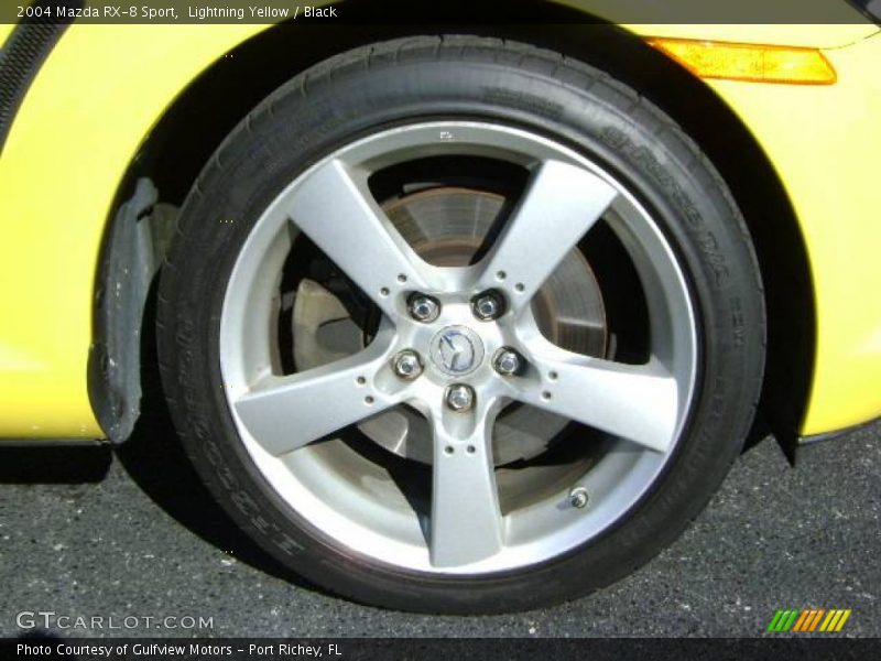 Lightning Yellow / Black 2004 Mazda RX-8 Sport