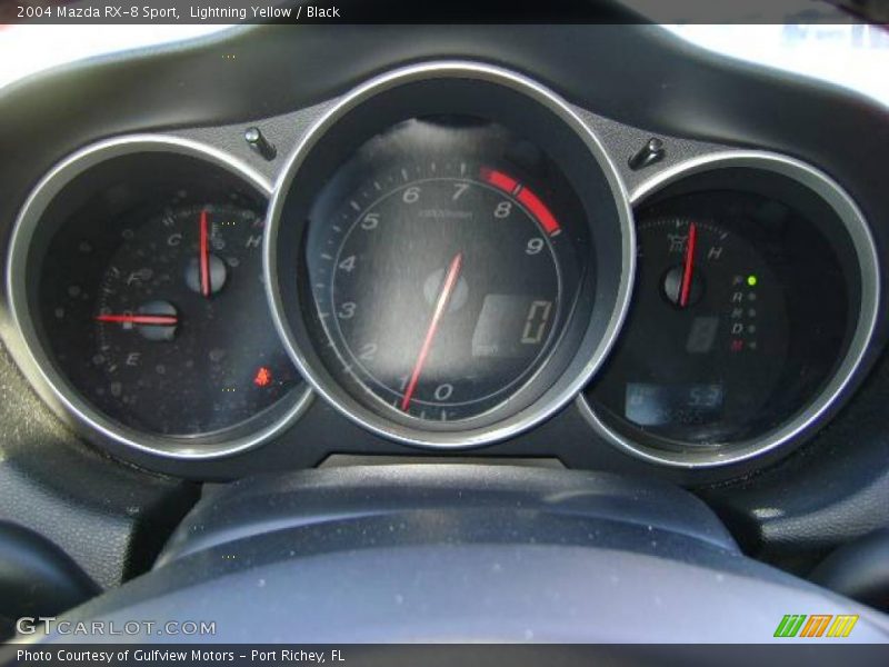 Lightning Yellow / Black 2004 Mazda RX-8 Sport