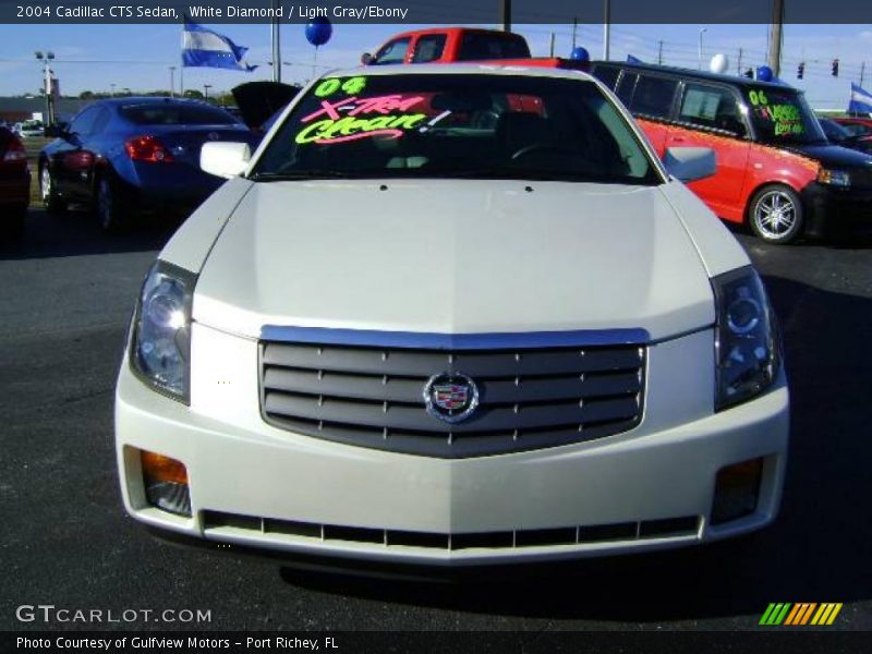 White Diamond / Light Gray/Ebony 2004 Cadillac CTS Sedan