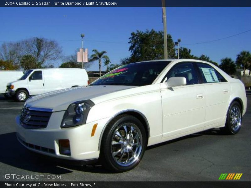 White Diamond / Light Gray/Ebony 2004 Cadillac CTS Sedan
