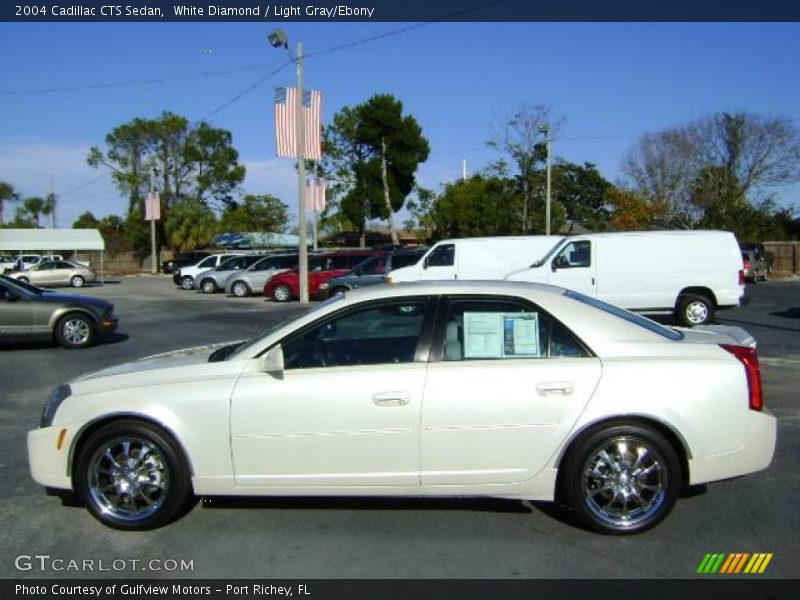 White Diamond / Light Gray/Ebony 2004 Cadillac CTS Sedan