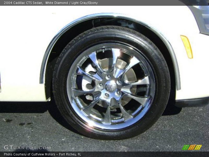 White Diamond / Light Gray/Ebony 2004 Cadillac CTS Sedan