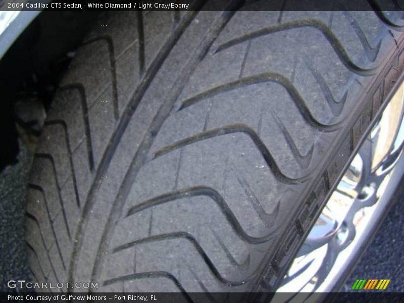 White Diamond / Light Gray/Ebony 2004 Cadillac CTS Sedan